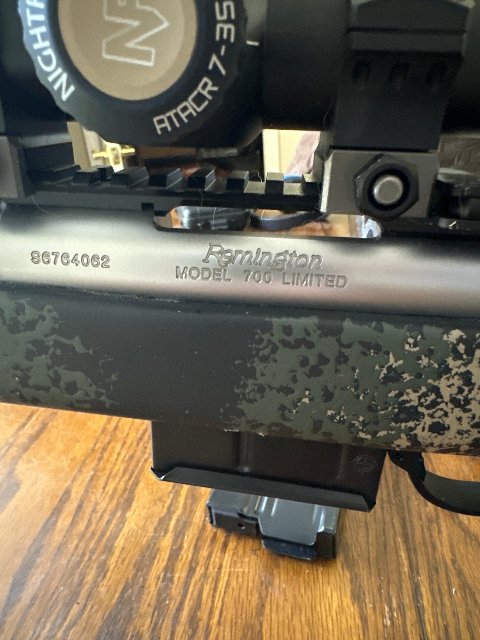 Close-up action photo